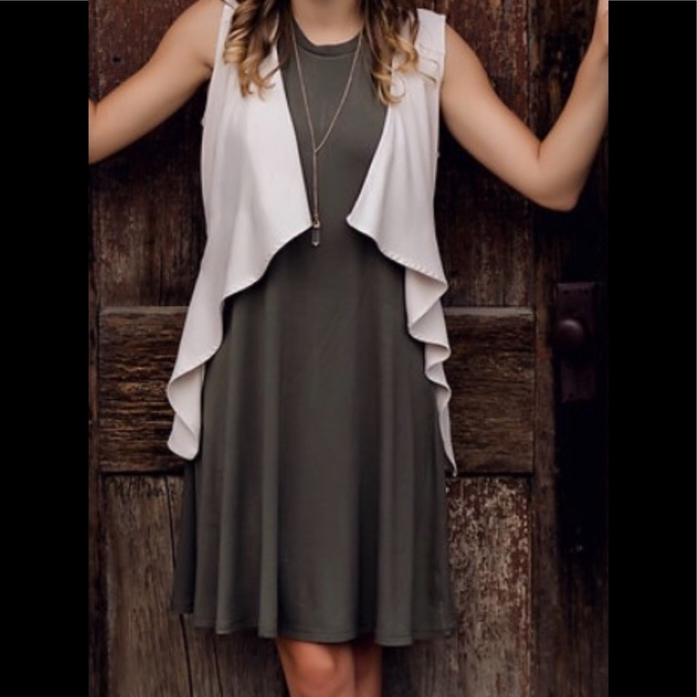 Army green dress